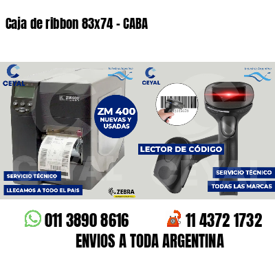 Caja de ribbon 83x74 - CABA