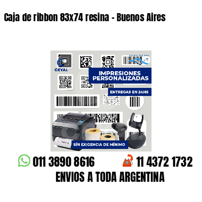 Caja de ribbon 83x74 resina - Buenos Aires