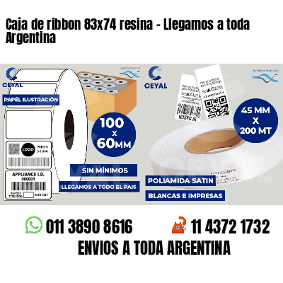 Caja de ribbon 83x74 resina - Llegamos a toda Argentina
