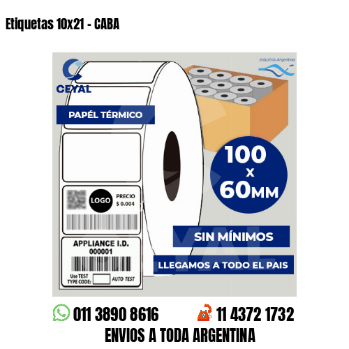 Etiquetas 10×21 – CABA