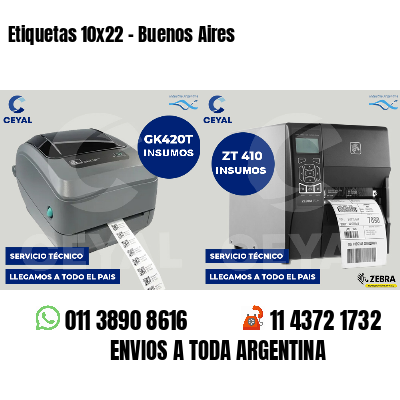 Etiquetas 10x22 - Buenos Aires