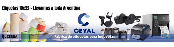 Etiquetas 10x22 - Llegamos a toda Argentina