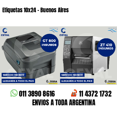 Etiquetas 10x24 - Buenos Aires