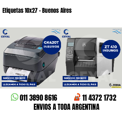 Etiquetas 10x27 - Buenos Aires