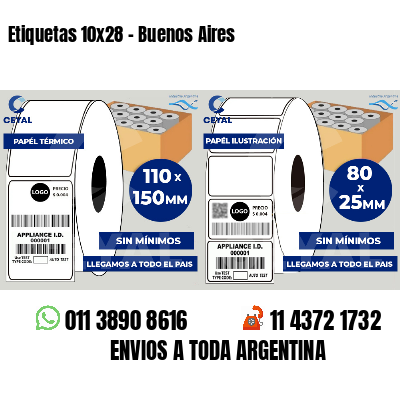 Etiquetas 10x28 - Buenos Aires