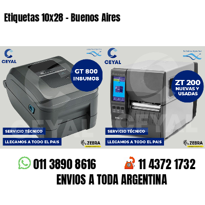 Etiquetas 10x28 - Buenos Aires