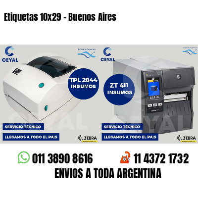 Etiquetas 10x29 - Buenos Aires