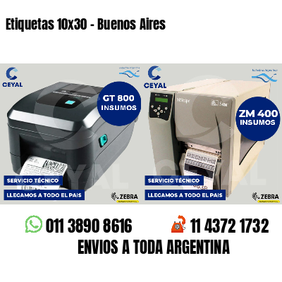 Etiquetas 10x30 - Buenos Aires