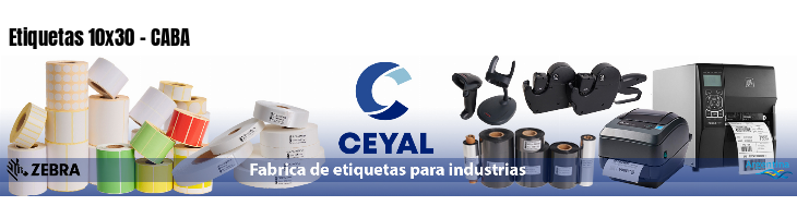 Etiquetas 10x30 - CABA