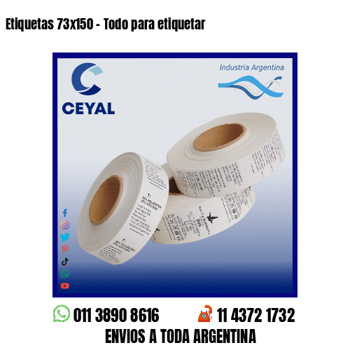 Etiquetas 73×150 – Todo para etiquetar