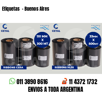 Etiquetas - Buenos Aires