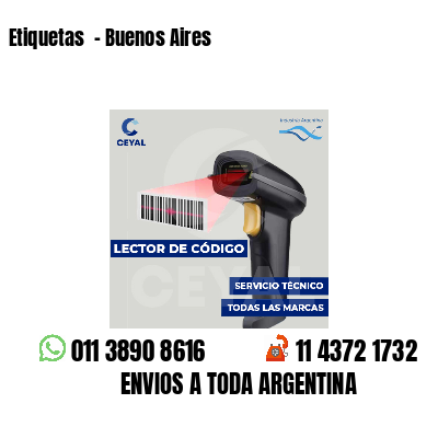 Etiquetas - Buenos Aires