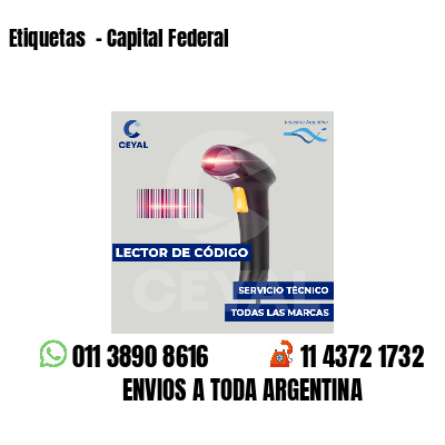 Etiquetas - Capital Federal