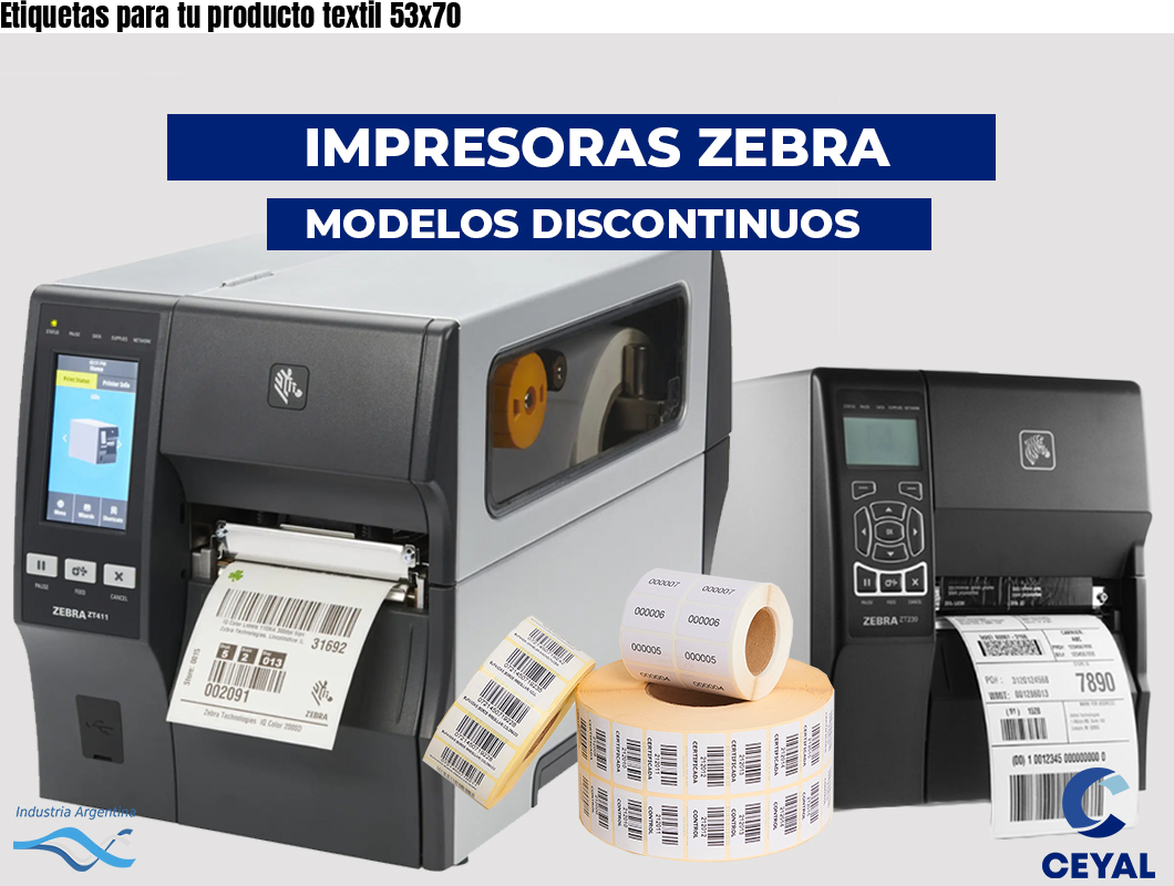 Etiquetas para tu producto textil 53x70