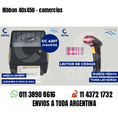 Ribbon 40x450 - comercios