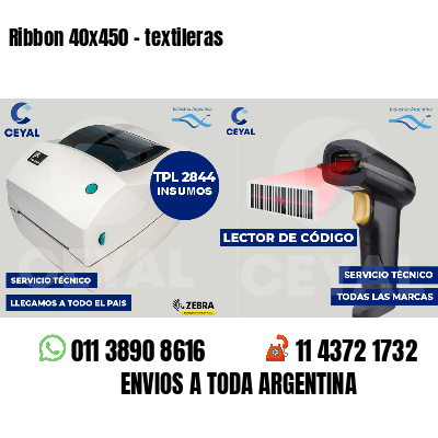 Ribbon 40x450 - textileras