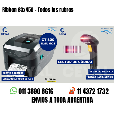 Ribbon 83x450 - Todos los rubros