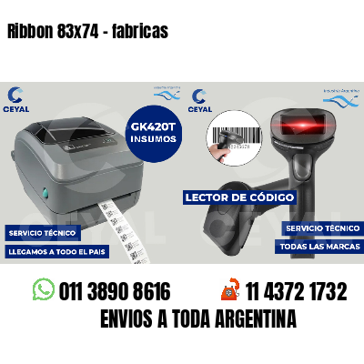Ribbon 83x74 - fabricas