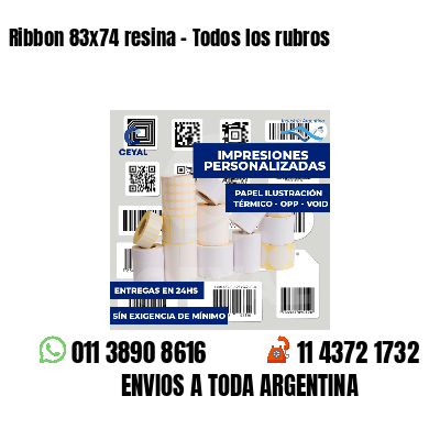 Ribbon 83x74 resina - Todos los rubros