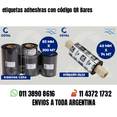 etiquetas adhesivas con código QR Bares