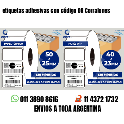 etiquetas adhesivas con código QR Corralones