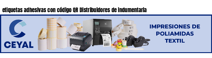 etiquetas adhesivas con código QR Distribuidores de indumentaria