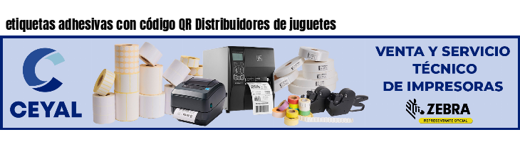 etiquetas adhesivas con código QR Distribuidores de juguetes