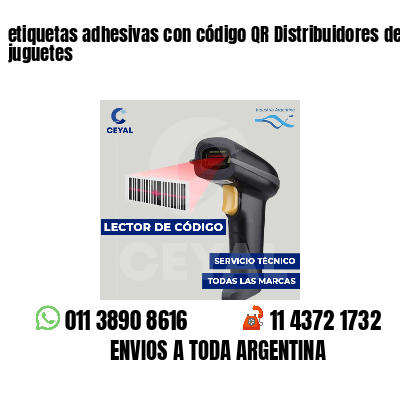 etiquetas adhesivas con código QR Distribuidores de juguetes