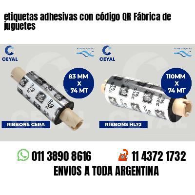 etiquetas adhesivas con código QR Fábrica de juguetes