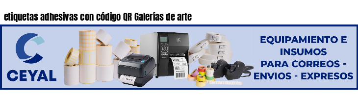 etiquetas adhesivas con código QR Galerías de arte