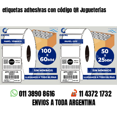 etiquetas adhesivas con código QR Jugueterías