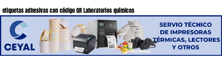 etiquetas adhesivas con código QR Laboratorios químicos