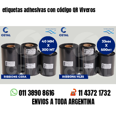 etiquetas adhesivas con código QR Viveros