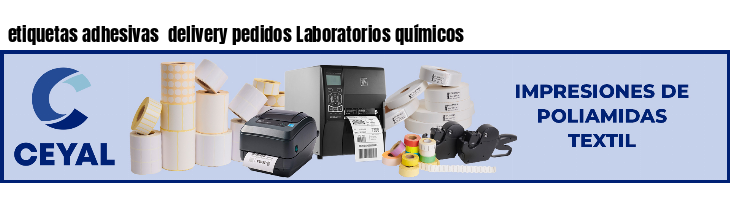 etiquetas adhesivas  delivery pedidos Laboratorios químicos