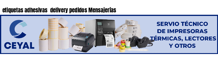 etiquetas adhesivas  delivery pedidos Mensajerías