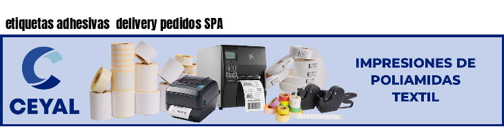 etiquetas adhesivas  delivery pedidos SPA