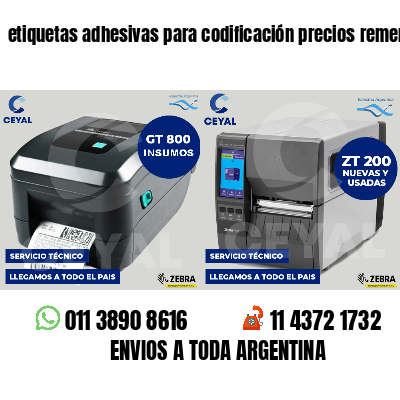etiquetas adhesivas para codificación precios remeras