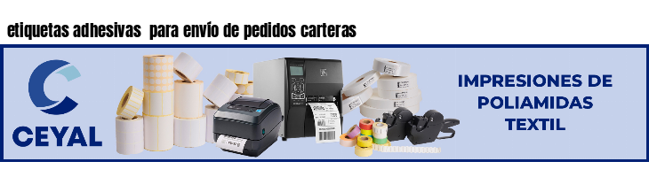 etiquetas adhesivas para envío de pedidos carteras