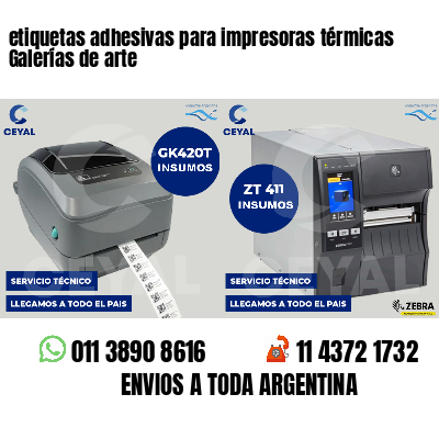 etiquetas adhesivas para impresoras térmicas Galerías de arte
