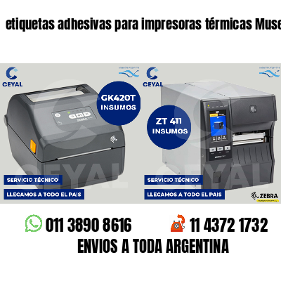 etiquetas adhesivas para impresoras térmicas Museos