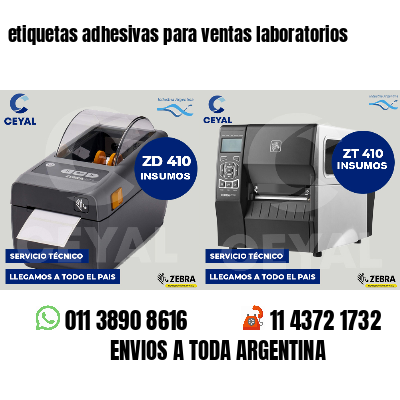 etiquetas adhesivas para ventas laboratorios