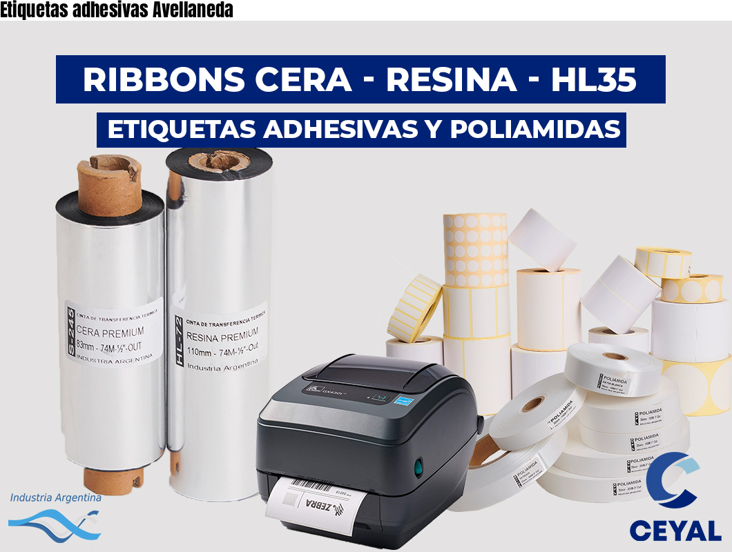 Etiquetas adhesivas Avellaneda