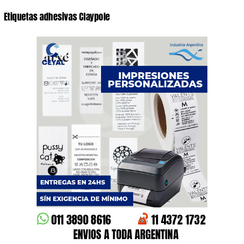 Etiquetas adhesivas Claypole