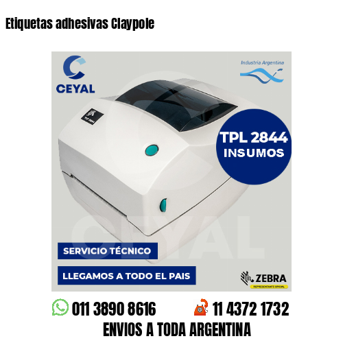 Etiquetas adhesivas Claypole