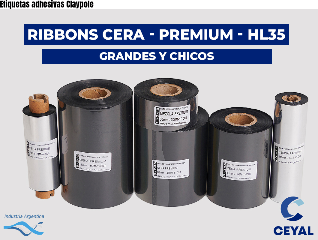 Etiquetas adhesivas Claypole