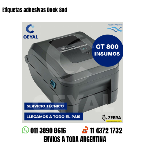 Etiquetas adhesivas Dock Sud