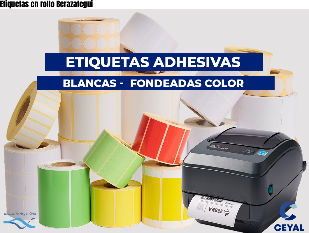Etiquetas en rollo Berazategui