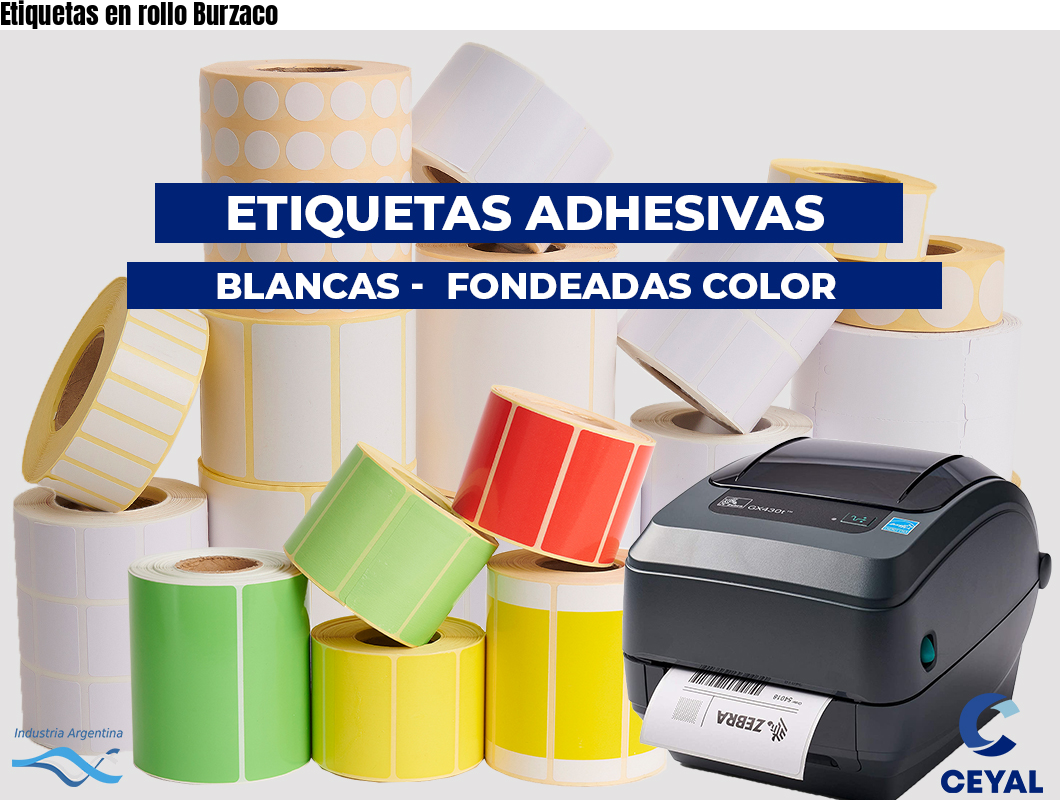 Etiquetas en rollo Burzaco