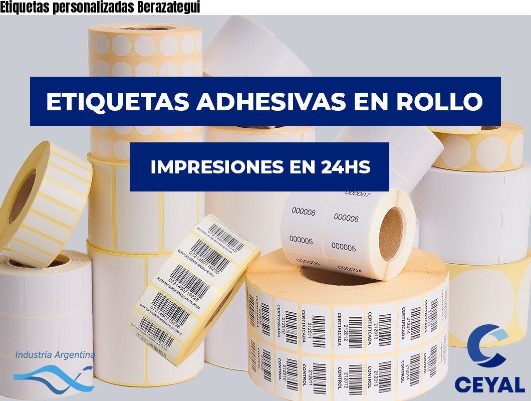 Etiquetas personalizadas Berazategui