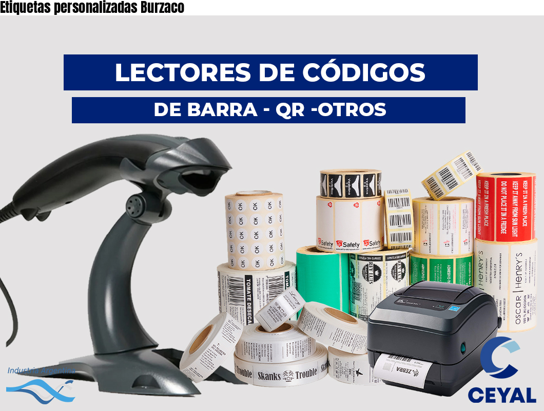 Etiquetas personalizadas Burzaco